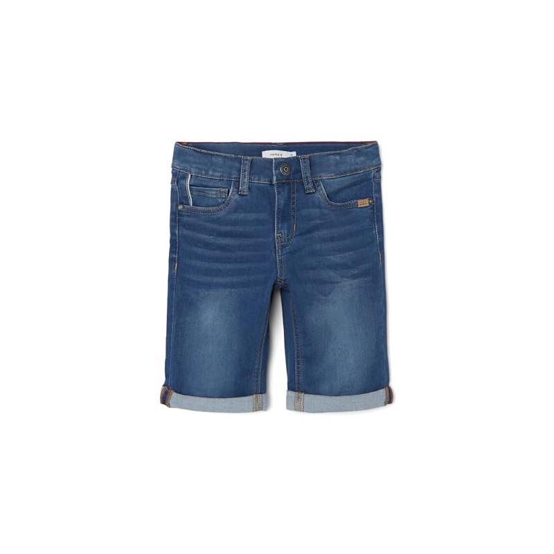 NAME IT Men's Shorts, Medium blue (medium blue denim)