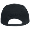 Queen Men's Crest Snapback Baseball Cap Adjustable Black