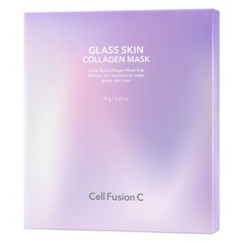 Cellfusion C Glass Skin Collagen Mask, 1 pack, 5 pieces / 셀퓨전씨 글래스 스킨 콜라겐 마스크, 1개, 5개입