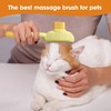 Self-Cleaning Flea Comb | One-Click Release Pet Grooming Brush for