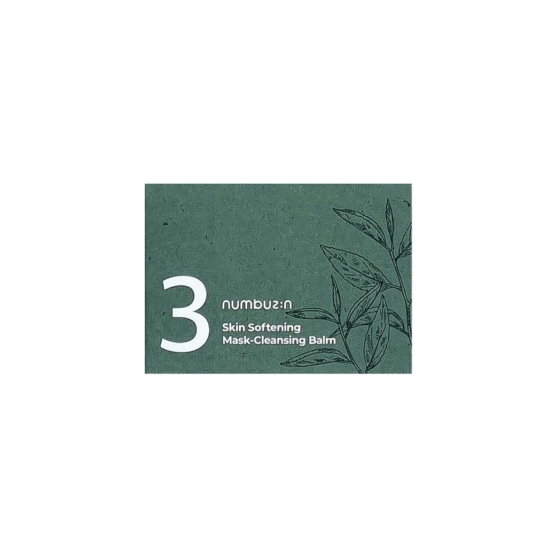 Numbersin No. 3 Green Tea Charcoal Pore Cleansing Pack Balm