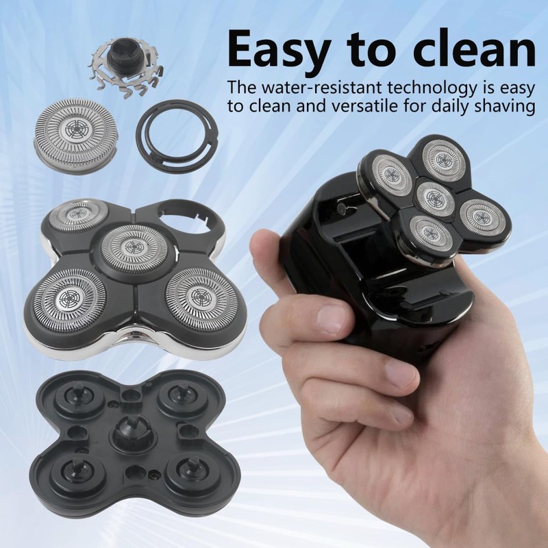 Universal Electric Shaver Replacement Blades, Men's Trimer Head for balder