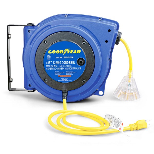 Goodyear Goodyear Extension Cord Reels (12AWG x 40 FT (SJTOW