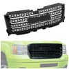 Front Bumper Grille Compatible with 2011-2014 Chevy Silverado GMC Sierra
