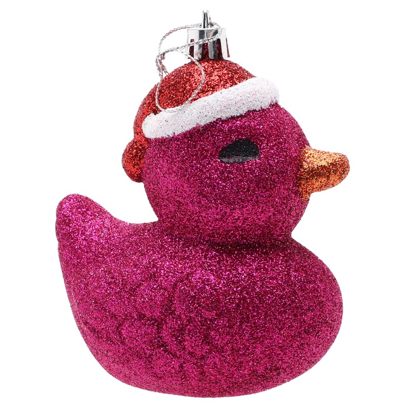 Christmas Concepts® Pack of 2-110mm (4.3") Hot Pink Glittery Festive
