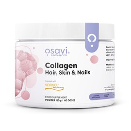Osavi Collagen Hair, Skin & Nails – 150 g | VERISOL® Bioactive Peptides for Thicker Hair, Improved Skin Elasticity, Reduced Wrinkles, and Stronger Nails | Unflavored and Easily Soluble