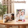 YMYKLB Acrylic Picture Frame, 5x5 Inch Acrylic Photo Frames Horizontal