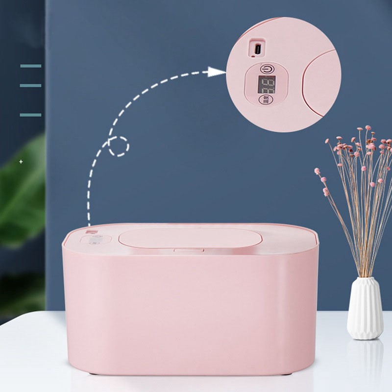 Baby Wipe Warmer PP Intelligent Adjustable Temperature Safe to Use