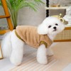 Izefia Dog Sweater Dog Clothes Fleece Jumper Dog Woolen Sweater
