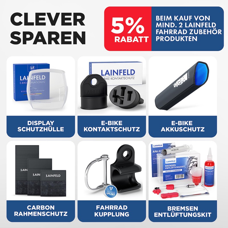 LAINFELD Bicycle Axle Adapter for M5 Quick Release Axle |