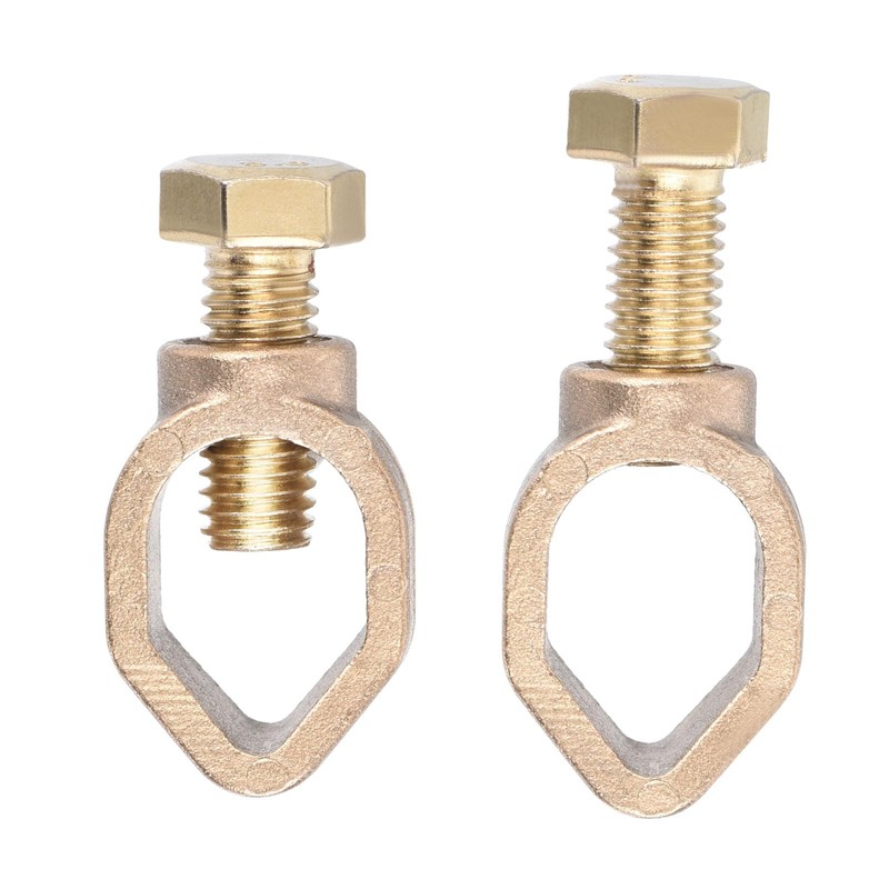 sourcing map Ground Rod Clamp Grounding Clamps 1/2" Wire Connector