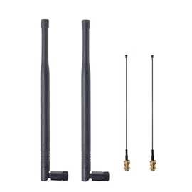 TECHTOO LoRa Antenna 915MHz 5dBi Omni-Directional Antenna with SMA Male Fitting + IPEX WiFi Antenna Cable Pig Tail for Meshtastic Device Heltec Lora Device LoRa32 V3 ESP32 S3 WIFI+BT Development Board