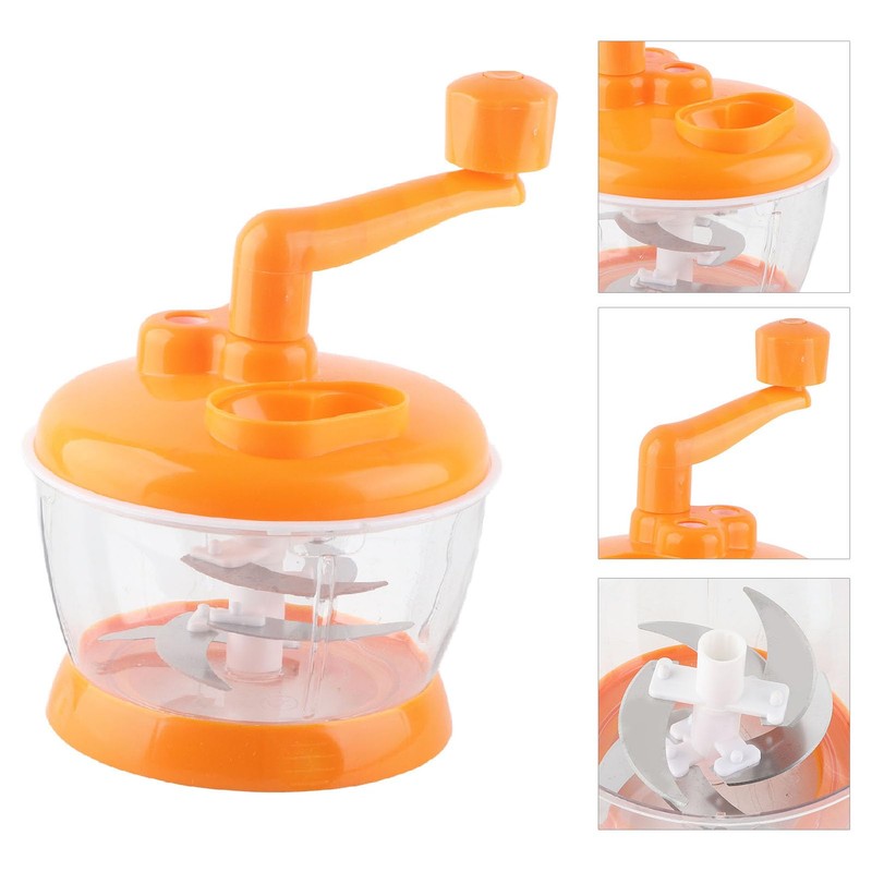 Manual Vegetable Grinder Stainless Steel Food Grade Compact Portable for