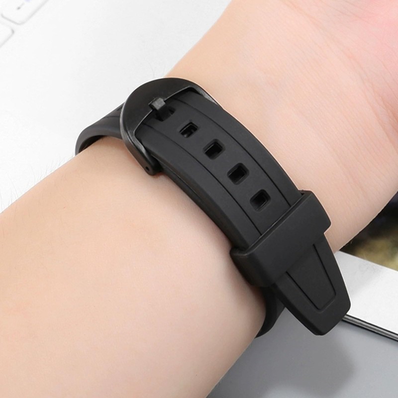 Vroxdrez Watch Strap 18 mm for Casio W-800H, Resin Replacement