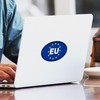 CafePress European Union Flag Sticker Oval Car Bumper Sticker