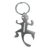 munkees Key Ring Lizard Bottle Opener Silver 34111, silver