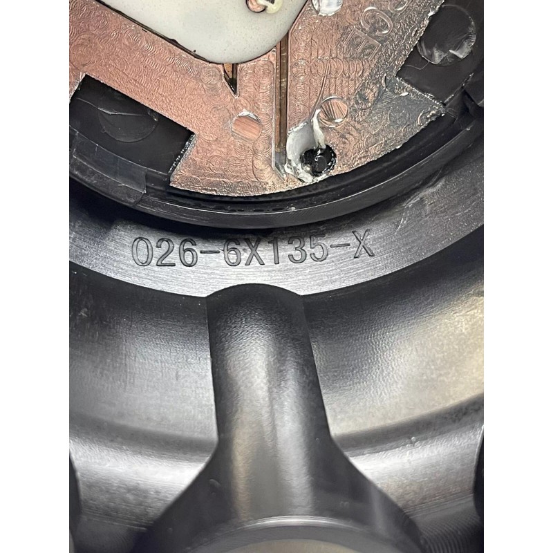 Force Off-Road Gloss Black Wheel Center Cap 026-6X135-X