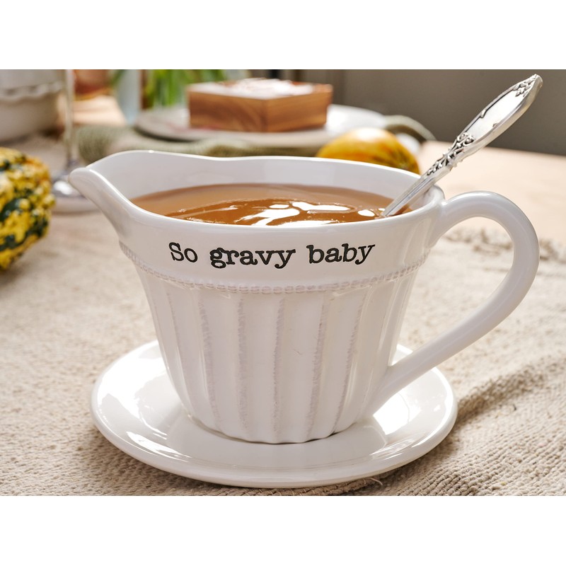 GRAVY BOAT SET