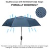 G4Free 46 Inch Windproof Foldable Travel Umbrellas Double Canopy with