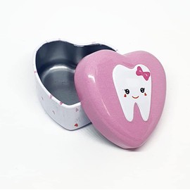 Myfuturshop® Milk Tooth Box + Letters Pérez Mice 10 Certificates for Clean Teeth + 10 Certificates for Clean Teeth - Original Gift for Boys and Girls (Pink)