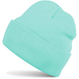 StyleBreaker 04024029 Unisex Warm Knitted Beanie Fine Knit Double Knitted Winter Hat -