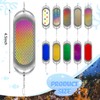 Glooglitter 10 Pcs Kokanee Dodger Fishing Dodgers Flashers for Trolling