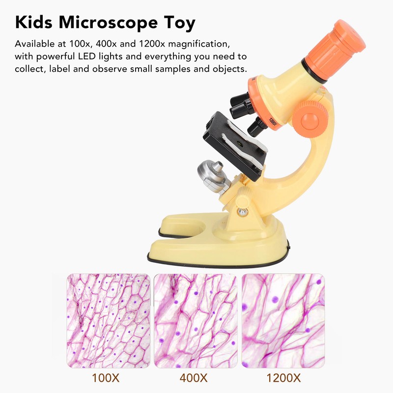 Microscope Toy Educational Biological Laboratory Tool Microscope Toy for Children