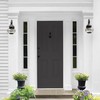 Glidden Total Exterior Paint & Primer All-in-One, Black Magic/Black, Semi-Gloss,