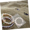 IWOWHERO Portable Ring Storage Pouches 100 Pack PVC Jewelry Bags