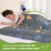 Sivio Weighted Blanket 7lbs, Cooling Weighted Throw Blanket for Sleep,