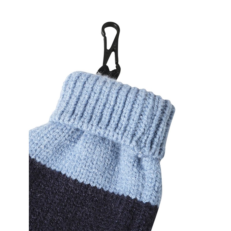 Vertbaudet Two Tone Boys Baby Set: Scarf Hat, Round Scarf