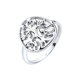 Elli Women's 925 Sterling Silver Tree of Life Ring, Size P