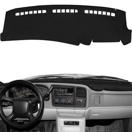 JOYTUTUS Dash Cover Dashboard Cover Mat Compatible with 1999-2006 Silverado/Sierra & 2007 Silverado/Sierra Classic & 2000-2006 Yukon/Yukon XL/Suburban Tahoe Avalanche, Car Interior Dash Board Cover