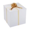 Extra Large Gift Box with Lid 20x20x20 Inches, White Big