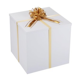 Extra Large Gift Box with Lid 20x20x20 Inches, White Big Gift Box for Gender Reveal, Giant Gift Boxes with Lids for Presents Packaging for Birthday Surprise, Christmas, Anniversaries, Wedding Party