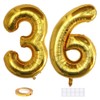 Xihuimay Number 36 Balloons - 40 inch Digital Birthday Balloons,