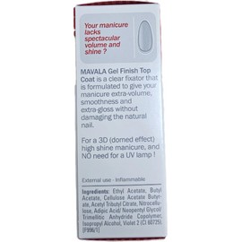 Mavala Gel Finish Top Coat 0.3 fl. oz.