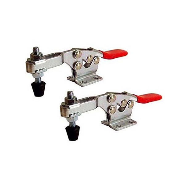 Set of 2 HH-225D Horizontal Handle Toggle Clamp, 500 Lbs Holding Capacity (Cross Referenced: 225-U)