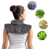 Sharper Image Heated Neck and Shoulder Wrap: Sharper Image Gray
