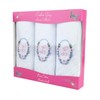 2COZEE Womens/Ladies Embroidered Initials Taschent 3-Pack? CHER with White EM