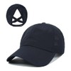 Hadwii Baseball Cap Women's Mesh Ponytail Baseball Hat Breathable Sun