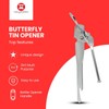 Kansai Convenience 3-in-1 Butterfly Can Opener | Stainless Steel Heavy