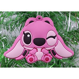 Stitch Boojiboo Love Interest Angel - Experiment 624 Ornament (Unique Shatterproof Design)