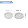 sourcing map Round Soffit Vents 2 inch, 26Pcs Light Grey