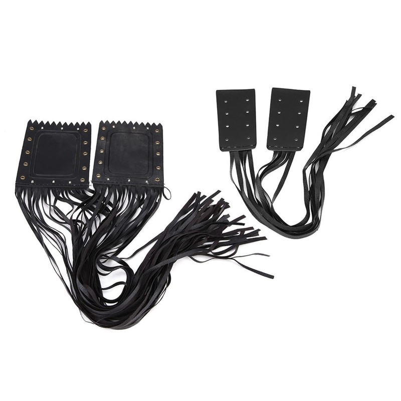Qqmora Motorcycle Handlebar Tassel Cover Fashionable Fringe Style Design Soft