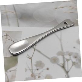 Mikinona 4pcs Facial Cream Applicator Spoons Metal Beauty Tools for Skincare Comfortable Grip for Masks Serums Creams Zinc Alloy Gold Silver