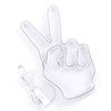 Neon Sign Light Innovative Victory Gesture Decorative Lamp USB Powered