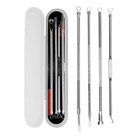Kit Sacacomedones 4 Pzas Elimina Espinillas Y Puntos Negros