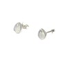 Art Gecko Moonstone Teardrop Earrings Sterling Silver 5x7mm (MST0610172), Sterling