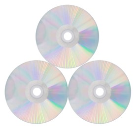 Pack of 20 Blank CD for Decoration, Vinyl DIY Disc, Transparent Painting Ornament for Music, Party, Children's Room, Crafts, Art Accessories, Wedding Accessories, 12 cm